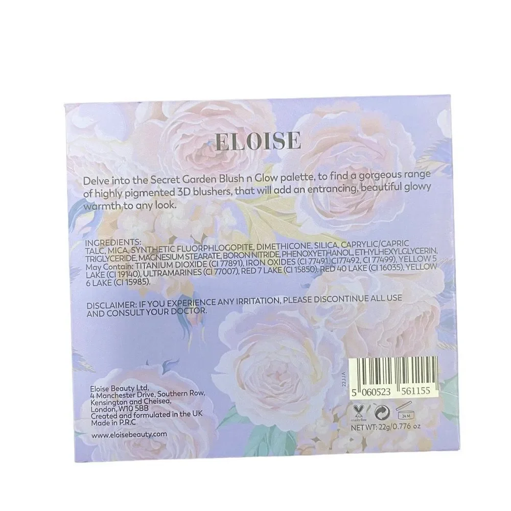 ELOISE BEAUTY Secret Garden Blush 'N Glow Palette